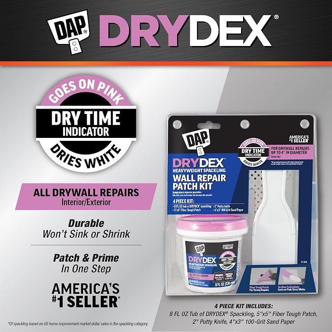 DAP DryDex Spackling Wall Repair Patch Kit, - Image 2