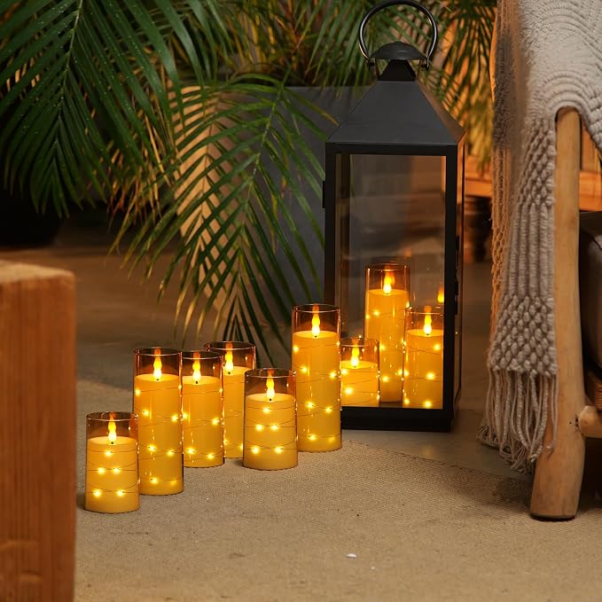 Homemory 9 Pcs Flameless Candles - Image 6