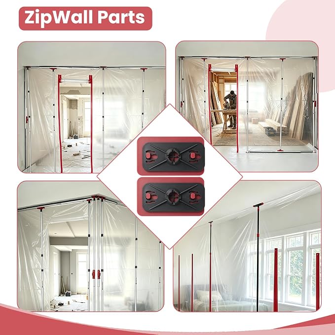 2 Dust Proof Barrier Replacement Heads & Top Plates - Image 6