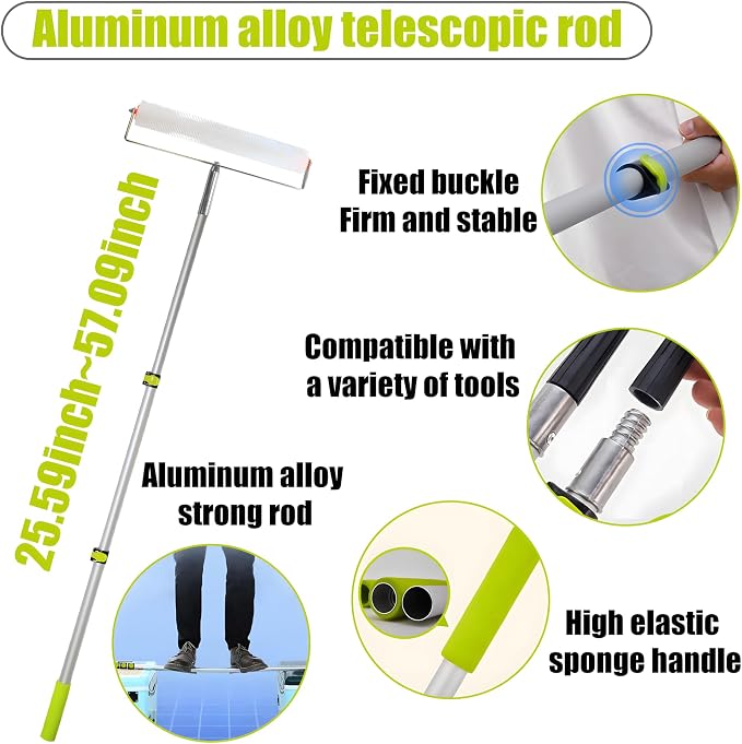 Self Leveling Cement Tool Kit, Epoxy Floor Kit, Self-Leveling Rake, Spike Shoes - Image 5