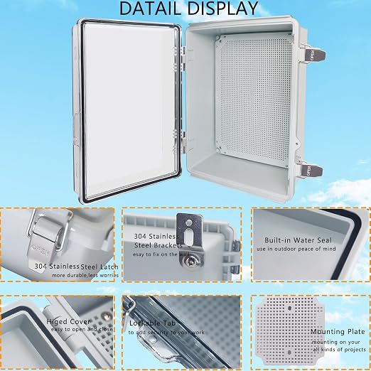 Waterproof Junction Box, ABS Plastic Electrical Box - Image 3
