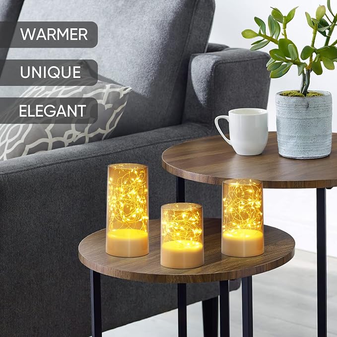 Homemory Flickering Flameless Candles - Image 5