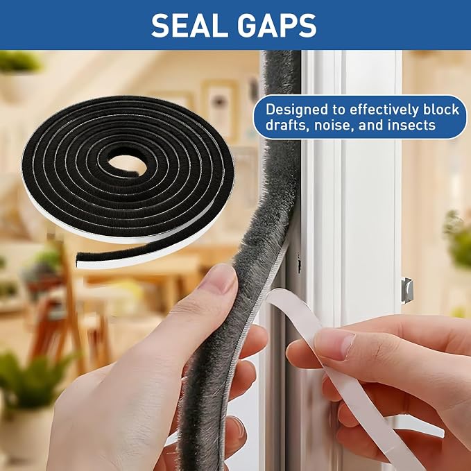 Self-Adhesive Soundproofing Weather Stripping - Image 2