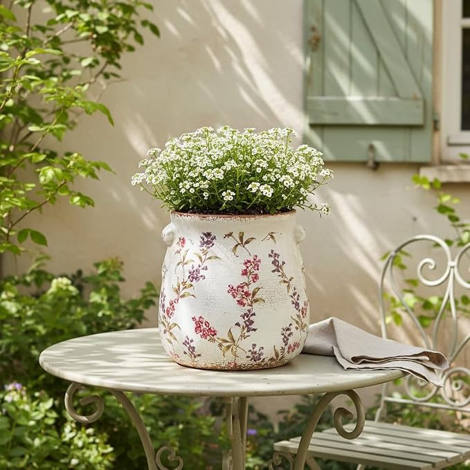 Xiaan Jiaju 6.7" French Country Ceramic Plant Pot - Image 5