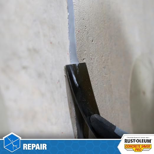 Rust-Oleum Concrete Crack Repair, Limestone | 8.6oz quick-set concrete crack - Image 3
