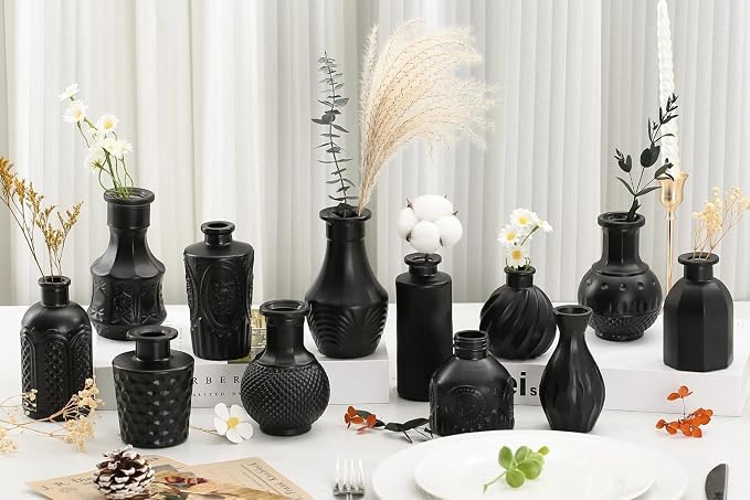 Mini Bud Vases As Wedding Centerpieces - Image 5