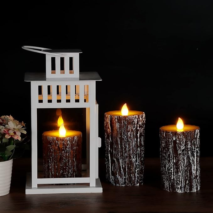 Flameless Candles Battery Operated Candles Real Wax Pillar LED Candles - Image 5