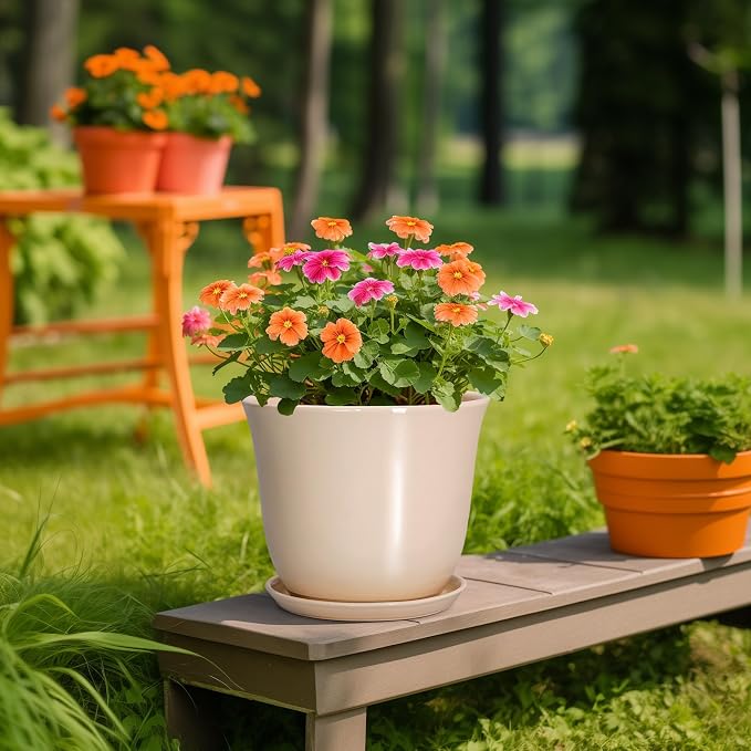 Ceramic Planter, 10 Inch Plant Pot - Image 5
