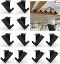 6 Pair Joist Hanger for 2x4, 45° Degree Louver Brackets, Hurricane Ties for by ORIGLE