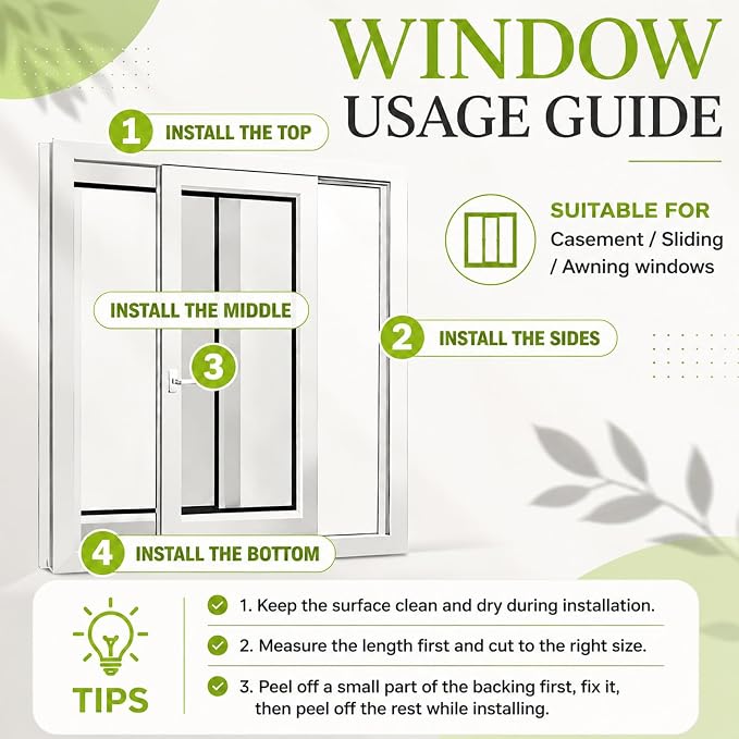 ZOMPAGO Brush Weather Stripping Door Window Seal, 0.2 x 0.4 x 66 FT | Felt - Image 5