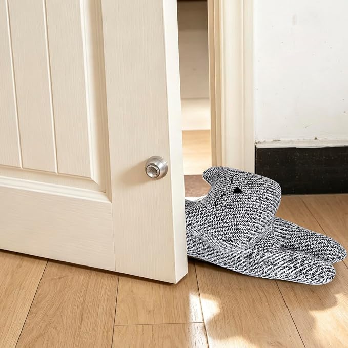 Cat Fabric Under Door Draft Stopper, 3LB Heavy Duty Decorative Soundproof Door - Image 3