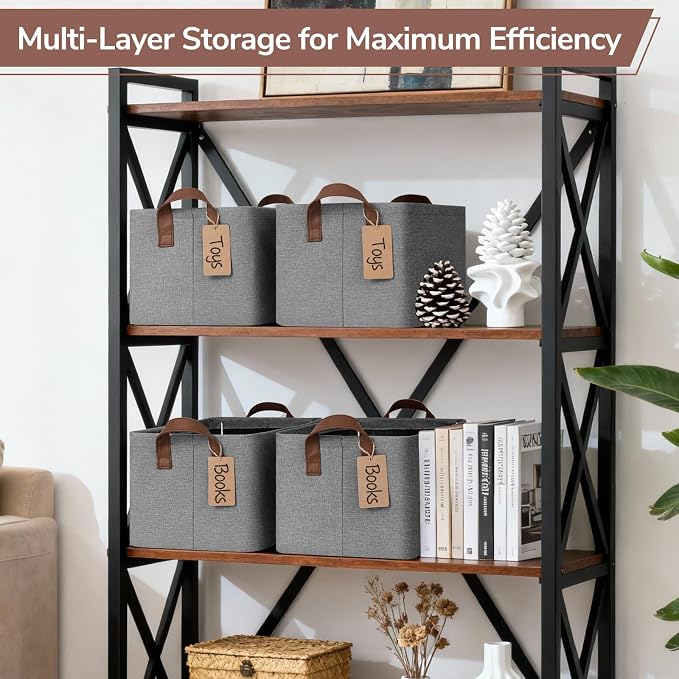 CHICVITA 4 Pack Fabric Storage Bins - Image 6