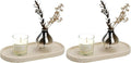 Italian Travertine Tray, Catchall Tray by Koville