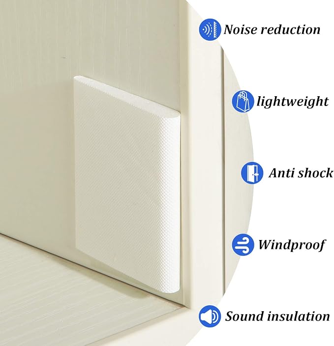 Jetec 14 Pcs Door Corner Seals Self Adhesive Exterior Foam - Image 5