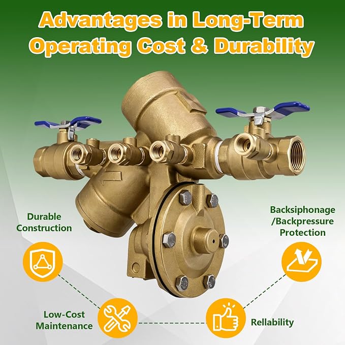 3/4" 975XL Reduced Pressure Principle Backflow Preventer | 3/4 Inch Backflow - Image 3