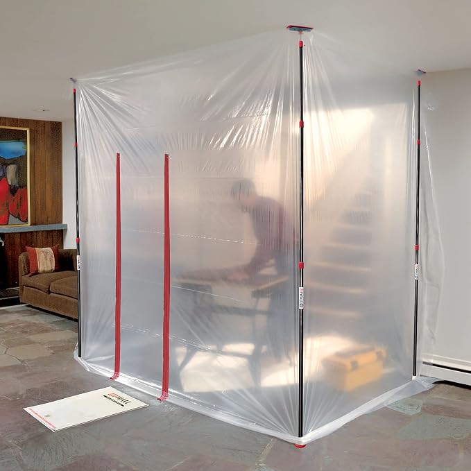 ZIPWALL ZP4-PK4 ZipPole 10' Spring Loaded Poles - Image 3