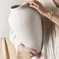 White Ceramic Vase by LETAUCIGARDEN