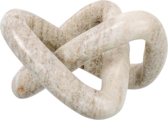 Creative Co-Op Modern Decorative Marble Link Knot - Image 6