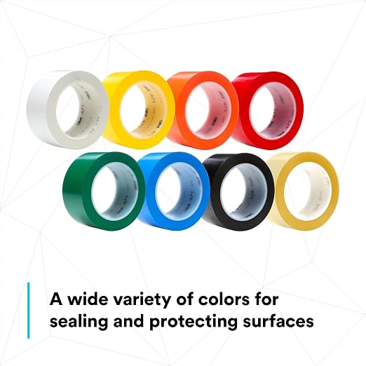 3M Vinyl Tape 471, 3 in x 36 yd, 1 Roll - Image 4