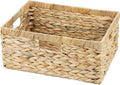 Large Wicker Basket, Water Hyacinth Wicker Storage Basket by ORDELITE