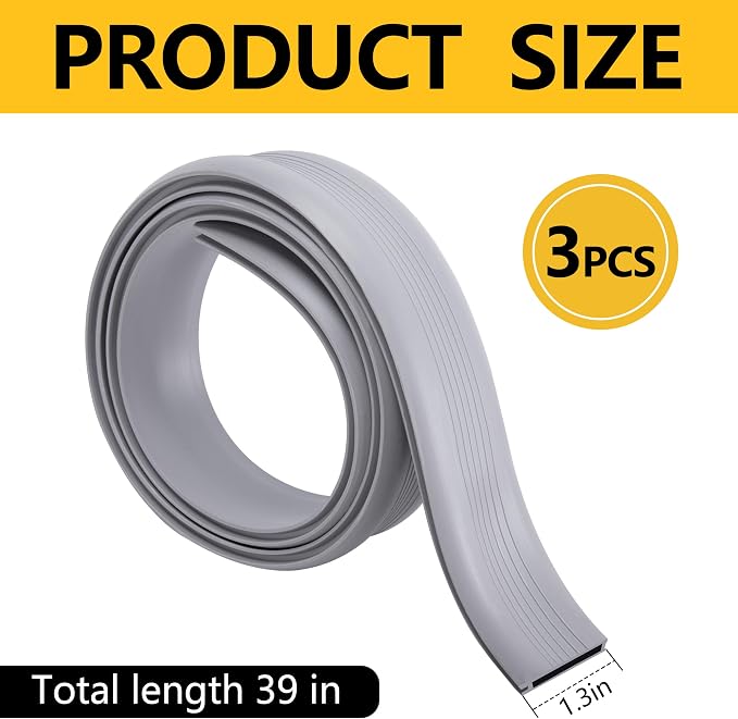 3 Pcs 39" Vinyl Replacement Insert, Threshold Seal Insert Replacement | - Image 2