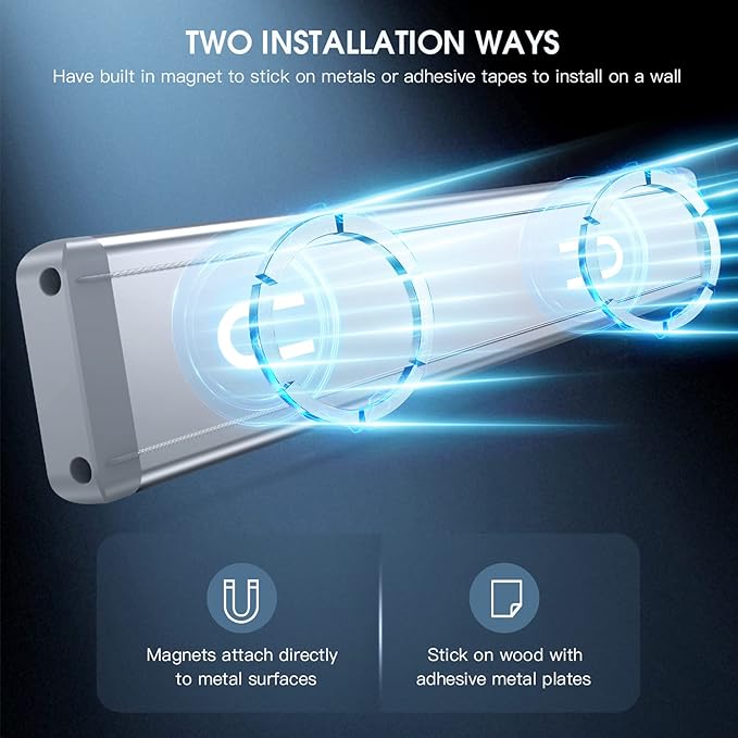 Under Cabinet Lighting, 14.7" Rechargeable Motion Sensor Light Indoor, 2 Pack - Image 6
