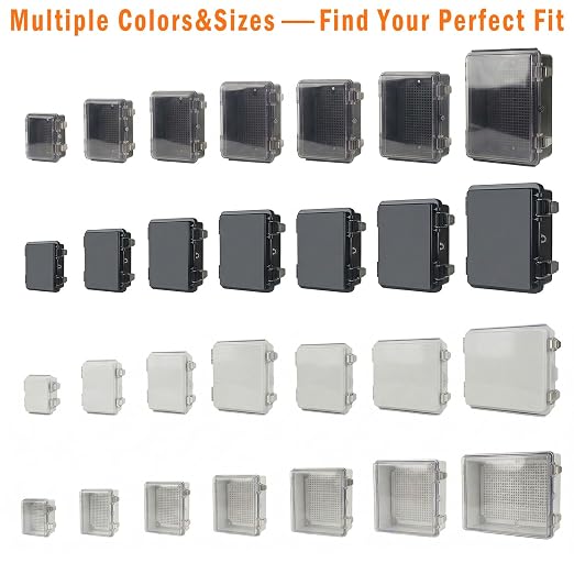 Electrical Junction Box, IP67 Waterproof Outdoor Box ABS Plastic Enclosure - Image 6