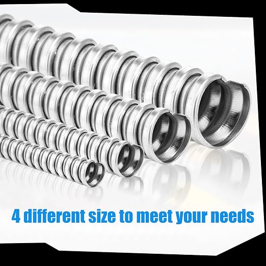 Yaocom 1 Inch Metal Flexible Conduit 50 ft, Galvanized Reduced Wall | Outdoor - Image 5