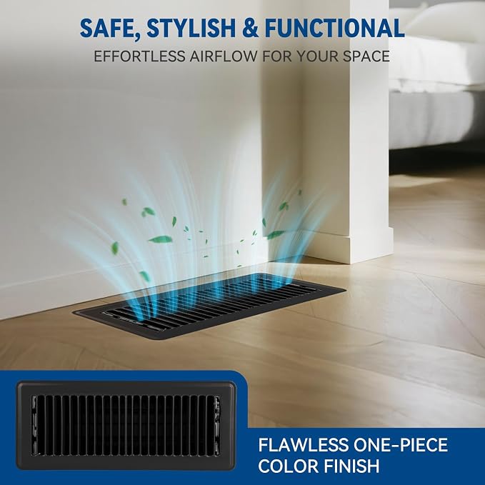 4" x 12" Floor Register Vent Covers 10-Pack - Image 3