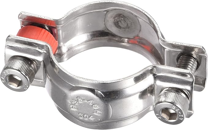 uxcell Wall Ceiling Mount Pipe Supports, 304 Stainless Steel Adjustable Pipe - Image 4