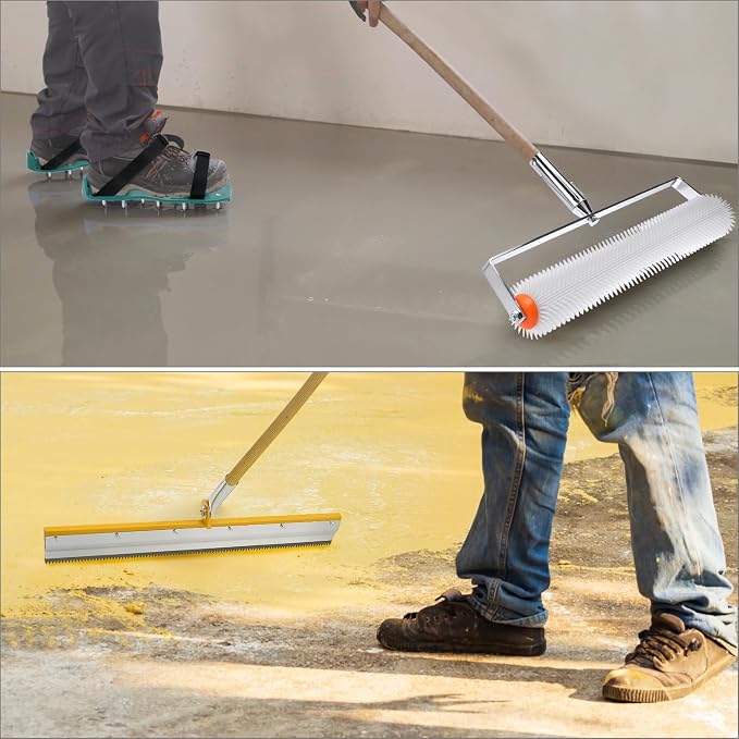 QWORK Self-Leveling Cement Tool Kit, Mortar & Floor Leveling - Image 7