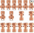 Split Bolt Connectors 16-Pack, Copper Grounding Clamps by ASUNTOM