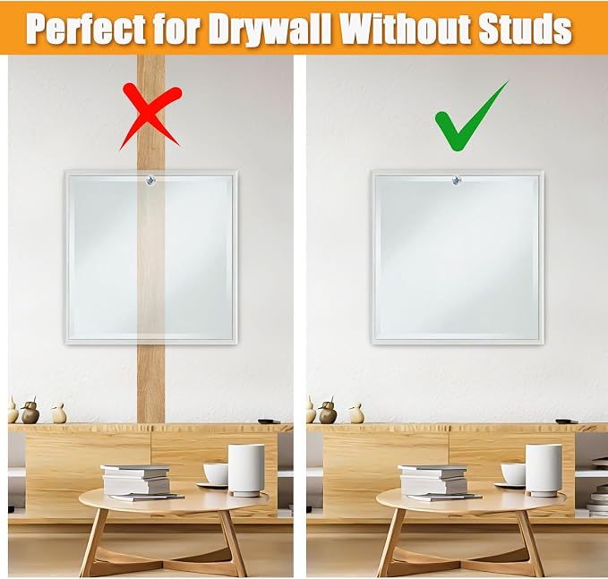 #8 Self Drilling Drywall Anchors and Screws, Heavy Duty Dry Wall Anchors Holds - Image 6