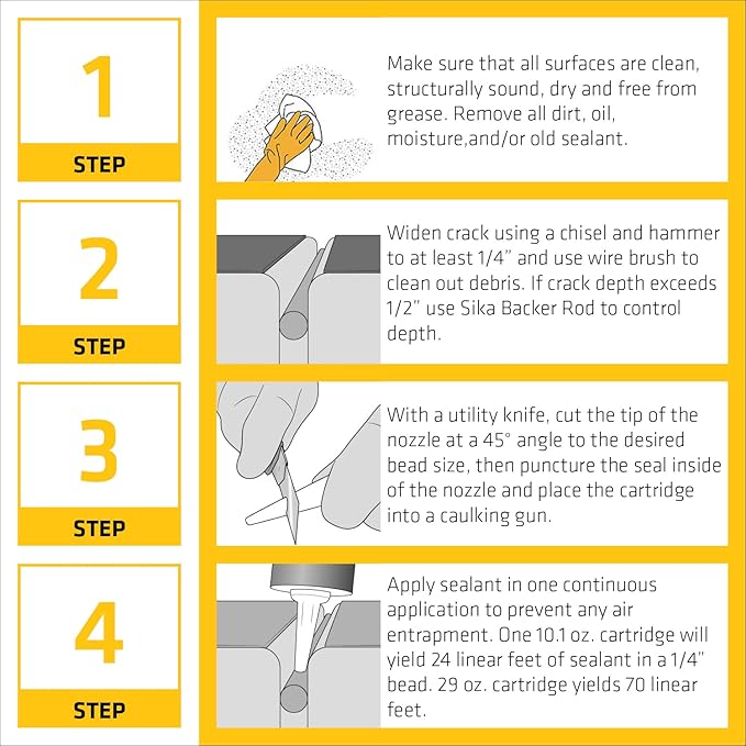 Sikaflex Self Leveling Polyurethane Sealant - Image 4