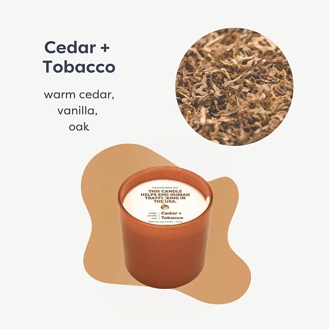 Dignity Series Cedar & Tobacco Scented Candle - Image 2