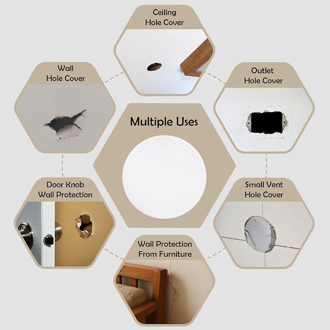 Rubber Bond Self-Adhesive Rubber Wall Outlet Cover Plate 2 Pack - Image 4