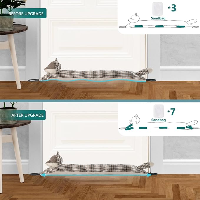 Under Door Draft Stopper Decorative Wind Stopper 36 inch - Image 4