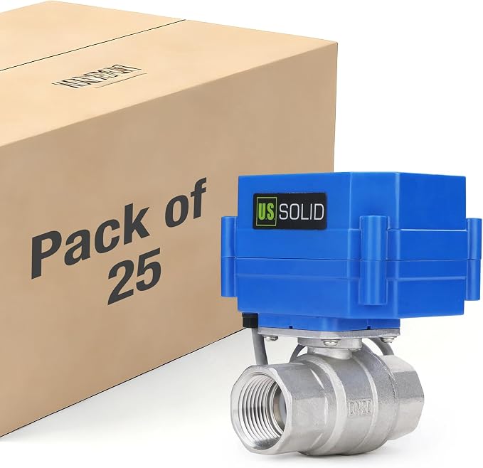 U.S. Solid 3/4" Motorized Ball Valve by USSolid