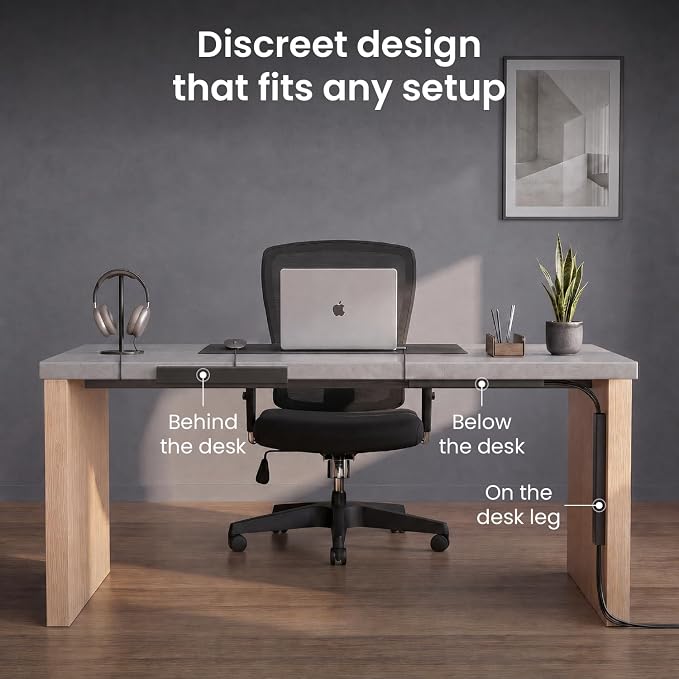 EVEO Cable Management Under Desk Kit - Image 5