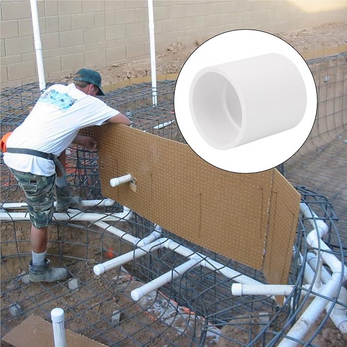 10Pack 1-1/2" PVC Pipe Coupling Adapter Pipe Fittings Contractor Pack Schedule - Image 6