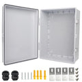 Electrical Junction Box, IP67 Waterproof Outdoor Box ABS Plastic Enclosure by Qukipet