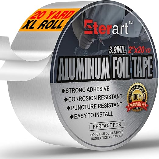 ETERART Aluminum Foil Duct Tape, High-Temp Seal by Eterart