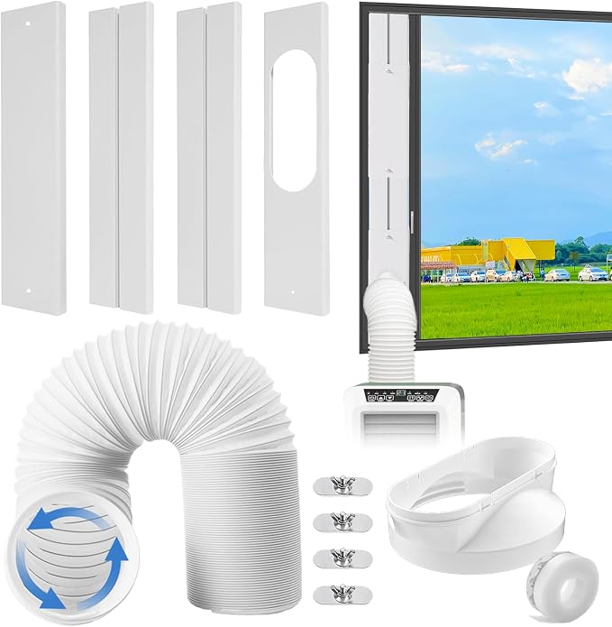 Portable Air Conditioner Window Vent Kit by Aukney