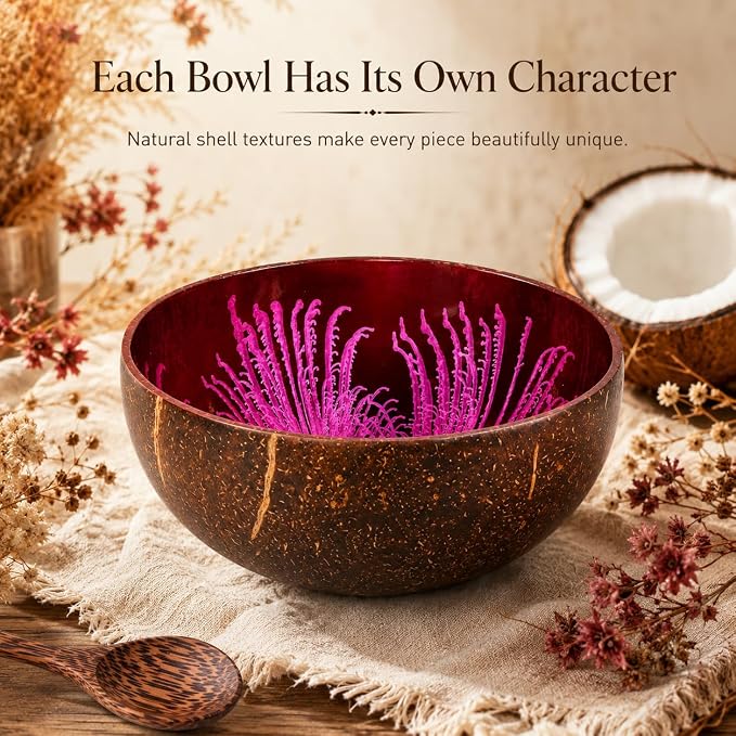 Natural Coconut Bowl Key Decorative - Image 6