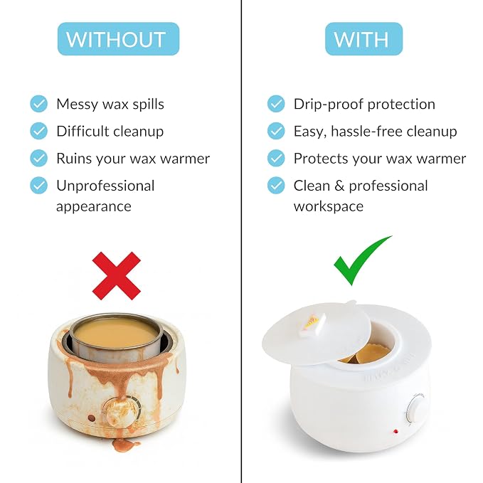Reusable Non-Stick Silicone Wax Collars + Can + Lid - Image 6