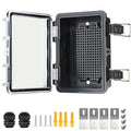 Electrical Junction Box, IP67 Waterproof Outdoor Box ABS Plastic Enclosure by Qukipet