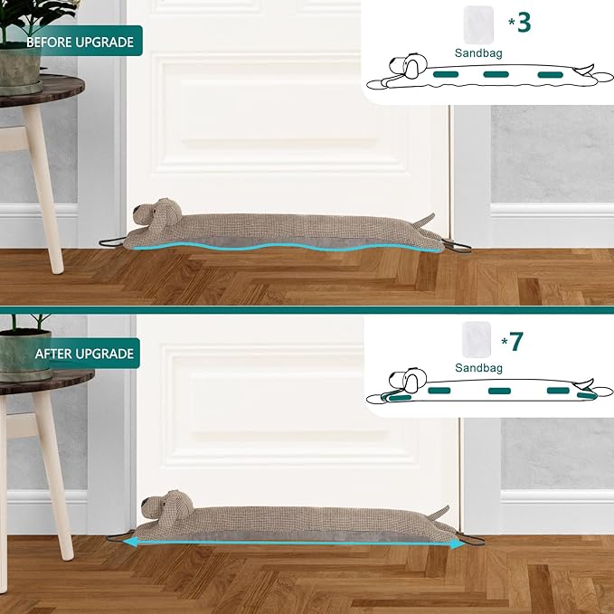 Under Door Draft Stopper Decorative Wind Stopper 36 inch - Image 4