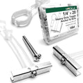 15PCS 1/4"-20 Toggle Bolts for Drywall, Metal Strap Anchors | Up to 260 lb load by Unknown
