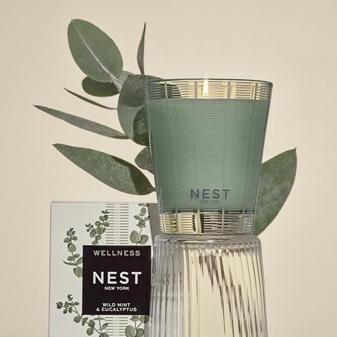 NEST New York Scented Classic Candle, Wild Mint & Eucalyptus - Image 5