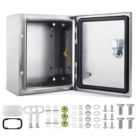 QILIPSU 304 Stainless Steel Electrical Box IP65 Waterproof Steel Project by QILIPSU